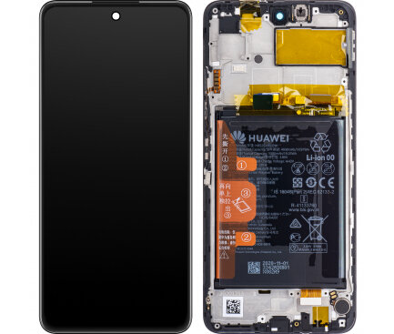 Huawei P Smart 2021-LCD Display Module + Battery- Black
