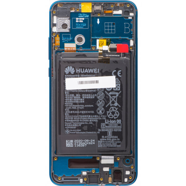 Huawei Honor 9X-LCD Display Module + Battery- Blue