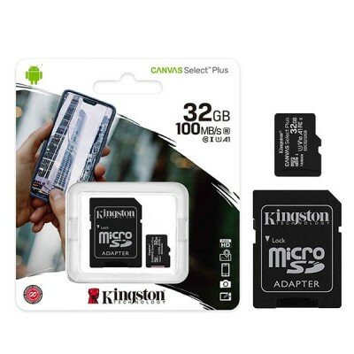 Kingston Canvas Select Plus MicroSD Card SDCS2 32GB- Class 10