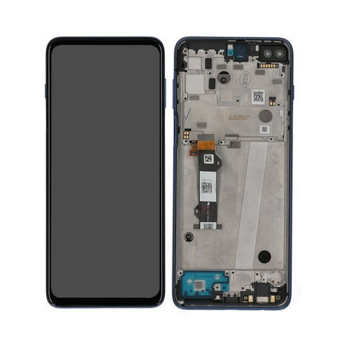 Motorola Moto G5 Plus XT1685-Display + Frame- Blue