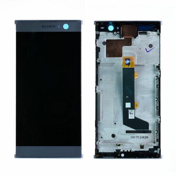 Sony Xperia XA2 Plus-Display + Digitizer + Frame- Silver