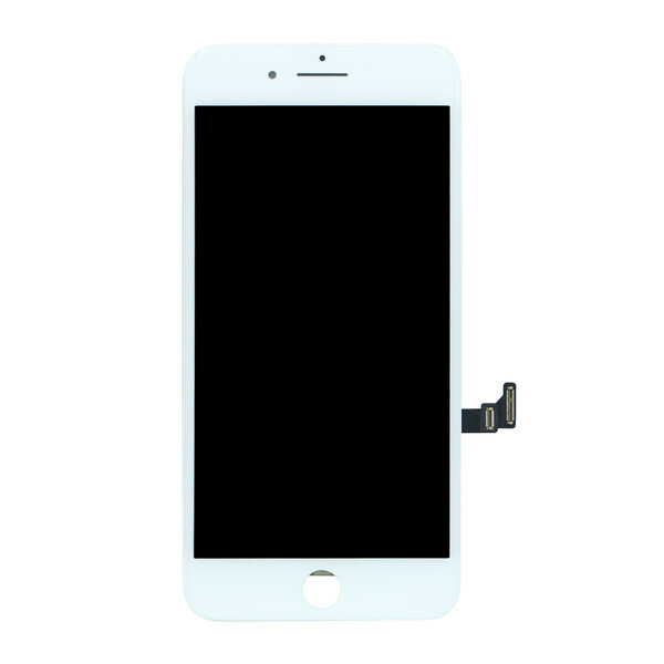 For iPhone 8 Plus Display + Module +Metal Plate A+ High Quality P/T- White