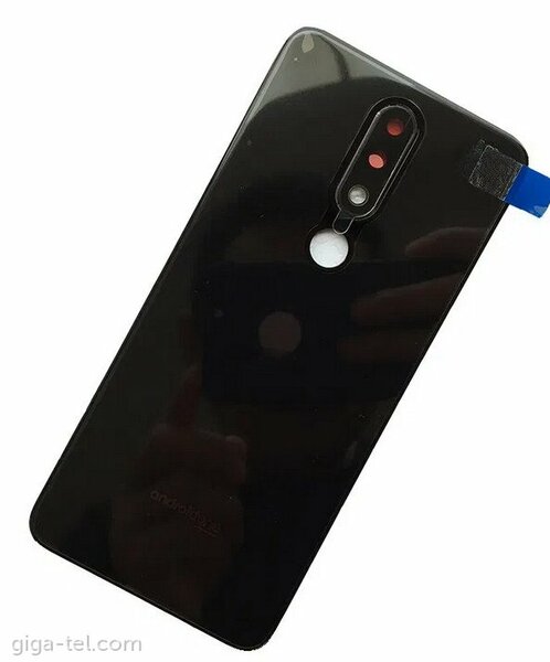 Nokia 6.1 Plus-Battery Cover- Black