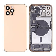 For iPhone 12 Pro Max Middle Frame Pulled (A) Complete With Parts (No Battery)- Gold