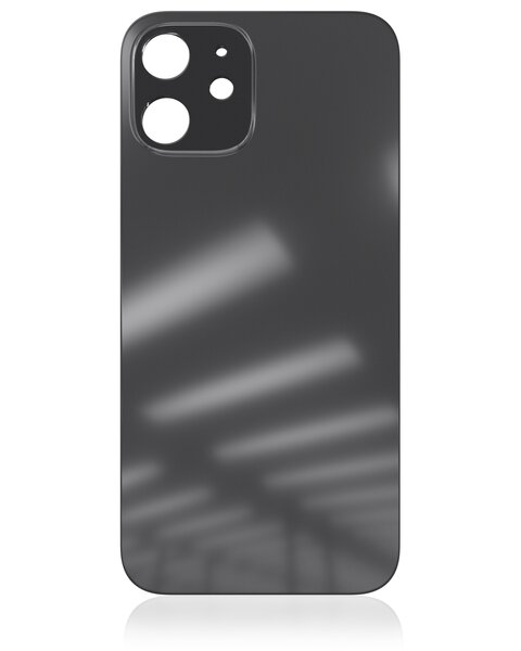 For iPhone 12 Back Glass- Black
