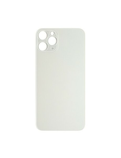 For iPhone 11 Pro Back Glass- Silver