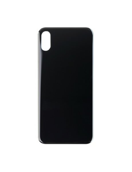 For iPhone XS Back Glass- Black