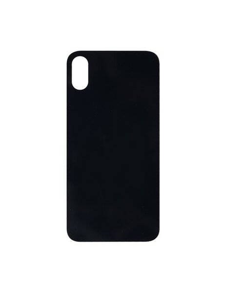 For iPhone X Back Glass- Black