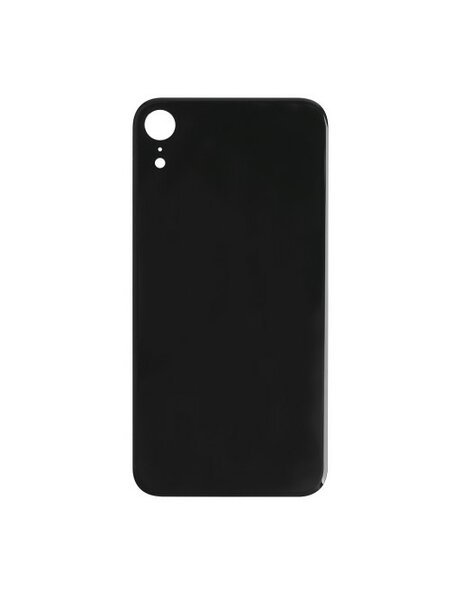 For iPhone XR Back Glass- Black