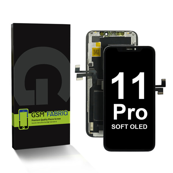 For iPhone 11 Pro Display Module Soft Oled - Black