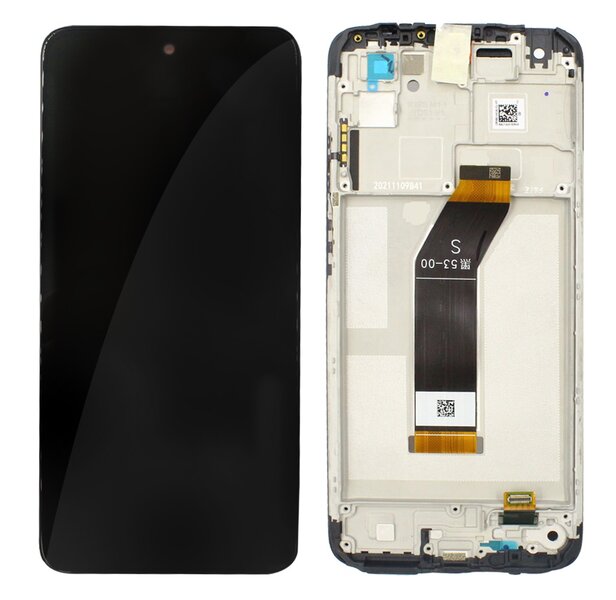 Xiaomi Redmi 10 2022-Display Complete + Frame- Black (21121119SG / 2201119uy)