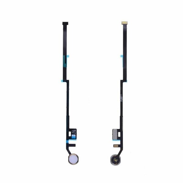 For iPad 10.2 2021 9th Gen A2603/A2604-Home Flex Cable- Silver