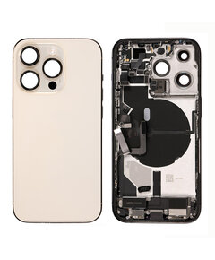 For iPhone 14 Pro Middle Frame Pulled (A) Complete With Parts - Gold