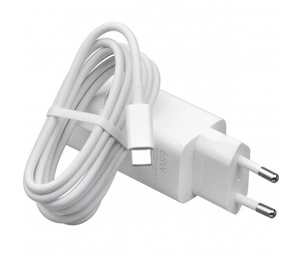 Xiaomi Mi Travel Charger (Type-A + Type-C) 65W GaN Tech With Cable White BHR5515GL