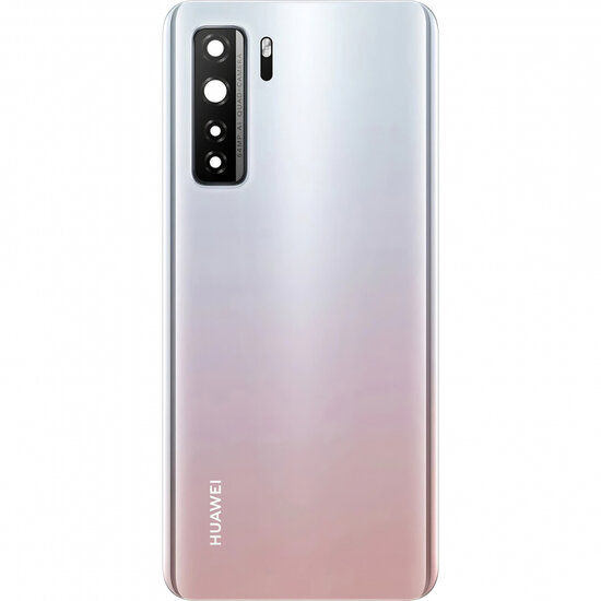 Huawei P40 Lite 5G-Battery Cover- Silver 