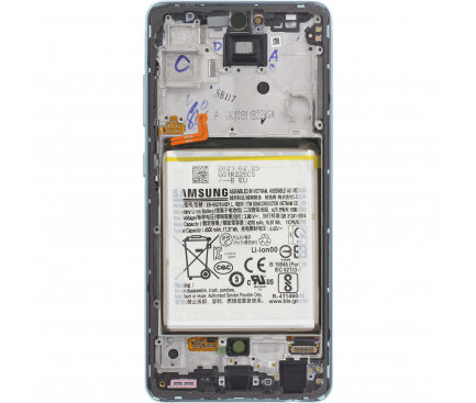 Samsung Galaxy A52 4G/ A52 5G-LCD Display Module + Battery- Blue