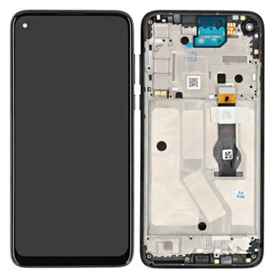 Motorola Moto G8 Power-Display + Digitizer + Frame- Black