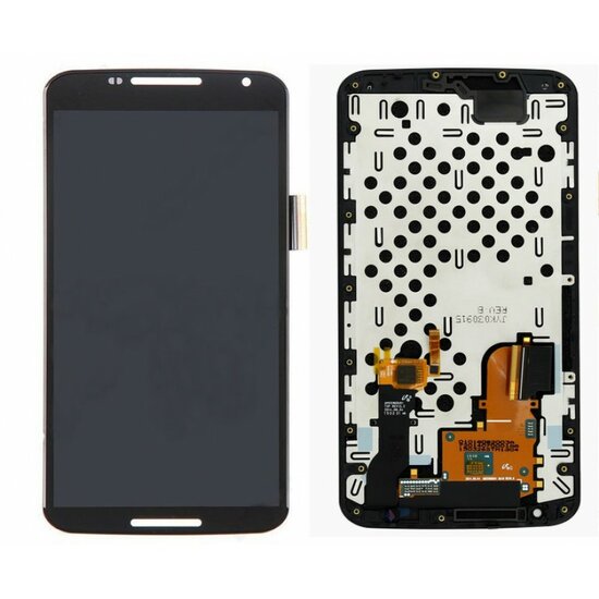 Motorola Nexus 6-Display + Frame- Black