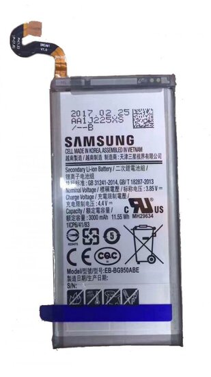 Samsung Galaxy S8 SM-G950F-Battery EB-BG950ABA- 3000mAh gh82-14642a