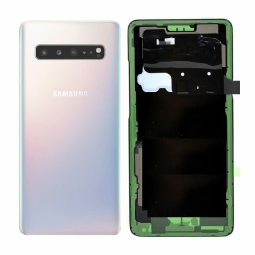 Samsung Galaxy S10 5G SM-G977B-Battery Cover- Crown Silver