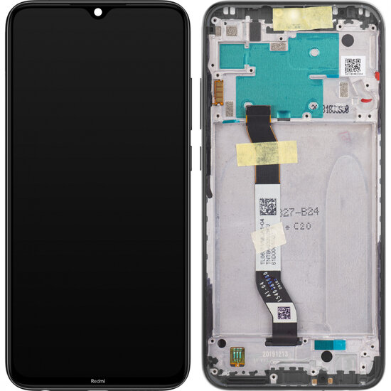 Xiaomi Redmi Note 8-LCD Display + Digitizer With Frame- Black