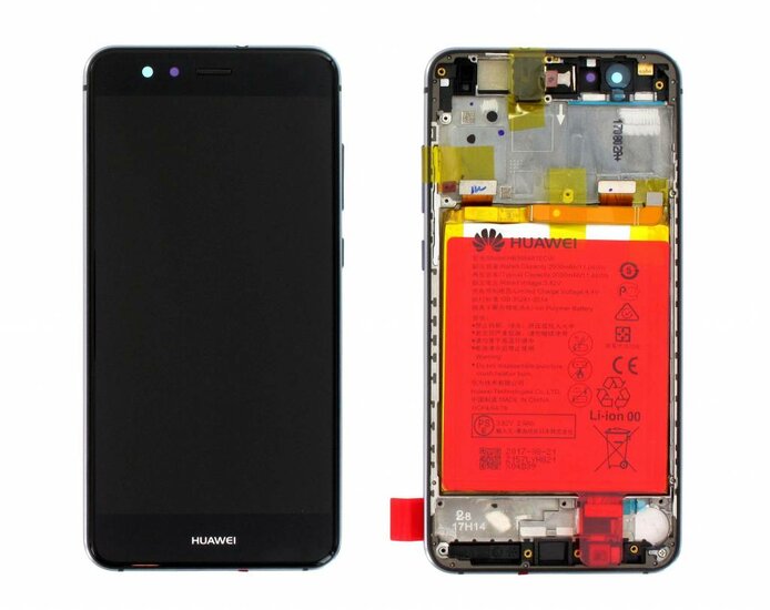 Huawei P10 Lite-LCD Display Module + Battery- Black