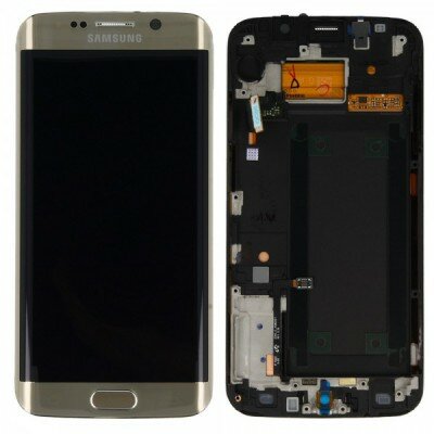 Samsung Galaxy S6 Edge SM-G925F-LCD Display Module- Gold