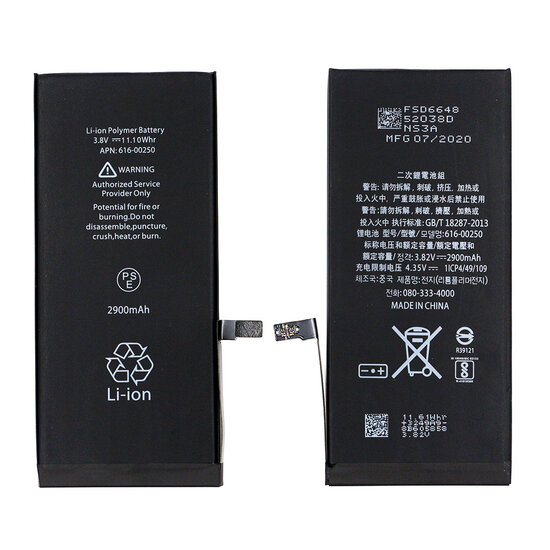 Replacement Battery For iPhone 7 Plus - 2900mAh
