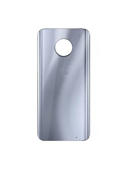 Motorola Moto G6 Plus-Battery Cover- Silver