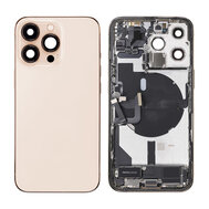 For iPhone 13 Pro  Middle Frame Pulled (A) Complete With Parts (No Battery)- Gold