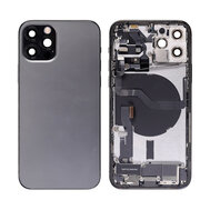For iPhone 12 Pro-Middle Frame Pulled (A) Complete With Parts (No Battery)- Black