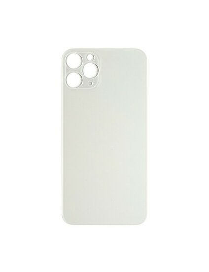 For iPhone 11 Pro Back Glass- Silver