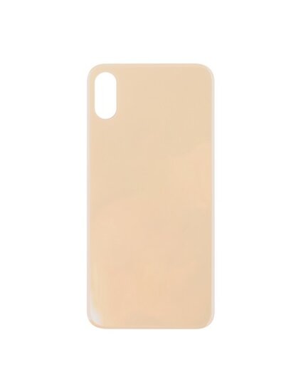 For iPhone XS Back Glass- Gold