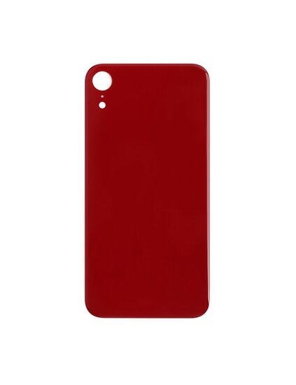 For iPhone XR Back Glass- Red
