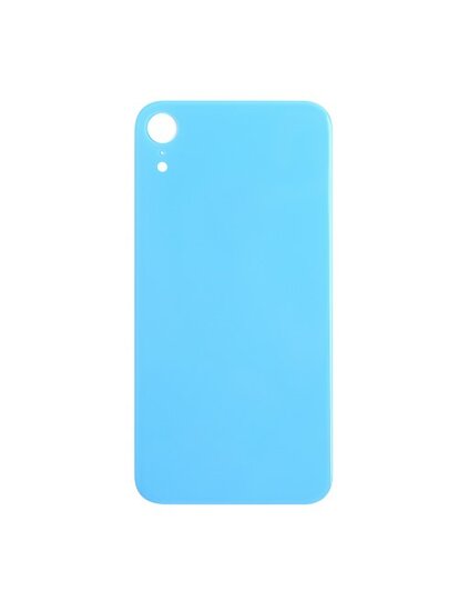 For iPhone XR Back Glass- Blue
