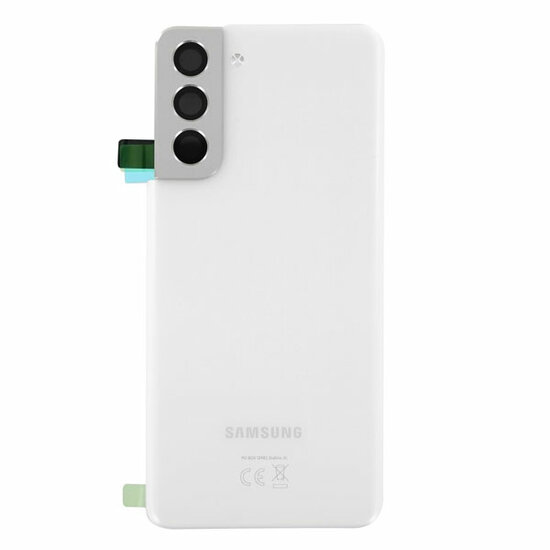 Samsung Galaxy S21 SM-G991B-Battery Cover Pulled- Phantom White