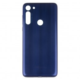 Motorola Moto G8 XT2045-1-Battery Cover- Blue