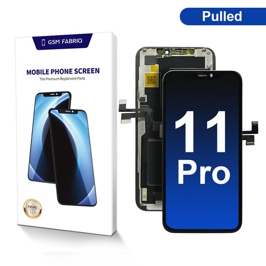 For iPhone 11 Pro Display + Module Pulled- Black