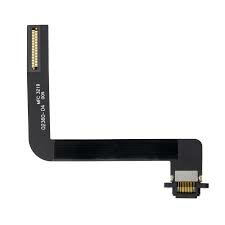 For iPad 10.2 2021 9th Gen A2603/A2604-Charge Connector- Black