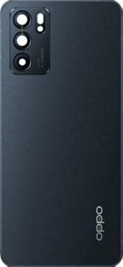 Oppo Reno 6 4G-Battery Cover- Black
