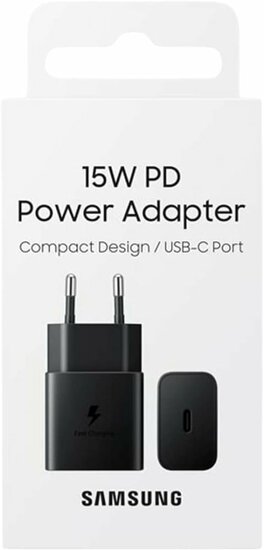 Samsung 15W Power Adapter EP-T1510NBEGEU Black-EU Blister