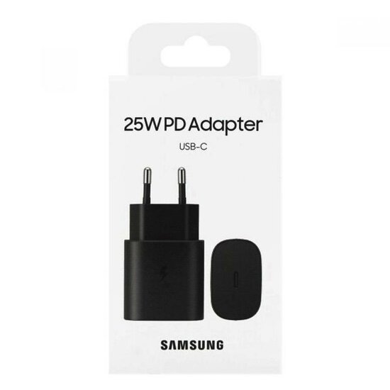 Samsung 25W Travel Adapter (W/O Cable) EP-TA800NBEGEU Black- EU Blister